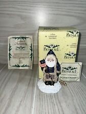 Belsnickle YR. 2003 Limited Edition Patriotic Santa With Flag Figurine Rare picture