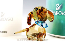 Swarovski Austria Crystal Figurine #5063336 MILO THE DACHSHUND PUPPY Mint in Box picture