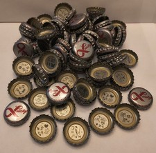 90 Vintage Lucky Lager Rebus Beer Bottle Caps picture