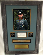 Erwin Rommel Desert Fox WW II German Commander War Dated Autograph 1942 Display  picture