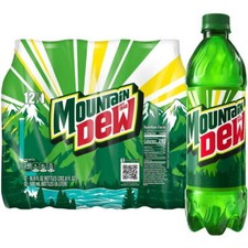 Mountain Dew Citrus Soda Pop, 16.9 fl oz, 12 Pack Bottles  picture
