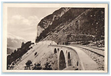 c1920's Karwendelbahn Finstertal Viaduct Mittenwald Germany Posted Postcard picture