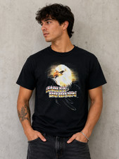 Rare VTG Harley-Davidson 3D Emblem Eagle T-Shirt Mancuso Houston TX USA Small picture