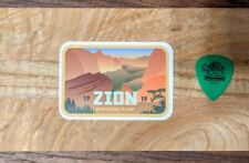 Large Zion National Park Sticker Decal 4