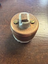 Antique Obsolete Porcelain Screw-in Fuse 650w 250v Not Tested picture