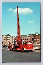 Boston MA-Massachusetts, Boston Fire Dept Tower No 1, Vintage Postcard picture