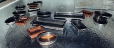 Lot of 17 Vintage Japanese Ink Stone Metal Lacquer Calligraphy #s 38, 39, 51 Pix picture
