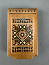 Vintage Ukrainian Hutsul Cigarette Wooden Box Handmade USSR picture