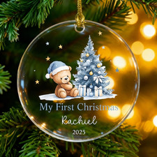 Custom Baby Christmas Ornament,Personalized Baby Name Ornament,Baby's First Chri picture