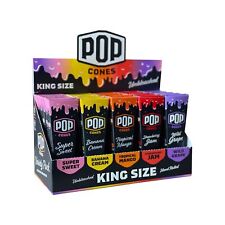 Box of 25 Pop Cones Variety Packs Unbleached - King Size picture