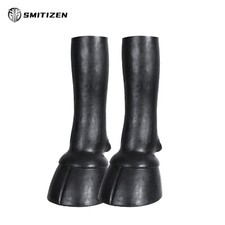 Smitizen Silicone Black Hoof Gloves Animal Costumes for Male Halloween Cosplay picture