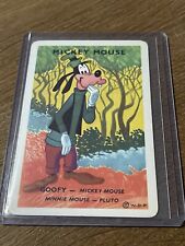 Vintage Rare French Disney 🎥 Card Game Goofy Playing Card RARE picture