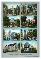 c1930's Indiana University Bloomington IN Multiview Unposted Vintage Postcard picture