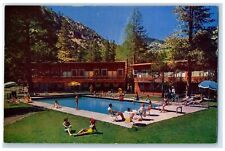c1960's Squaw Valley Lodge Exterior Squaw Valley Lake Tahoe CA People Postcard picture