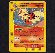 [PO] ARCANINE Pokemon HOLO RARE Swirl AQUAPOLIS E-Series H2/H32 Italian Poor Card picture