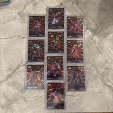 2026 Upper Deck Transformers: The Movie 40th Galaxy Parallel 10-Card Lot Rare picture