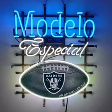 US STOCK Las Vegas Raiders Modelo Especial Neon Sign 24
