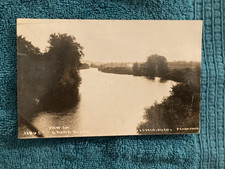 RPPC View on Grand River Ionia Michigan Pesha Photo Posted 1914 to Winn Mi picture