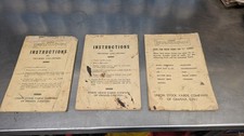 Vintage Omaha Stock Yard Unloading Instructions Truckers Check In Book picture