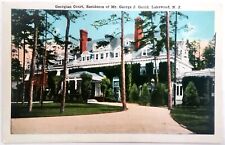 Postcard Georgian Court Residence Of Mr. George J. Gould Lakewood New Jersey NJ picture
