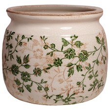 Vintage Country Ceramic Vase and Planters, English Cottage Garden Decor picture