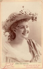 RADIANT ACTRESS: CISSY FITZ GERALD (ONE OF THE GAIETY GIRLS) picture
