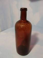 Early Bottle Saratoga Type Witter Springs Water Bottle Brown San Francisco Ca. picture