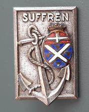 SUFFREN WWII ORIGINAL National Navy Cruiser Badge Enamel AUGIS picture