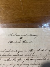 ORIGINAL 1860s Civil War ,Christian Commission, Lincoln Assassination Letter picture