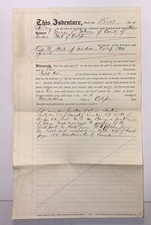 1894 Original Mendocino CA Land Deed – George P. McNear  picture