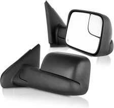Pair Tow Mirrors Fit for Dodge for Ram 1500 2002-2008 Pickup Truck picture