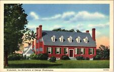 Wakefield VA-Virginia, Birthplace Of George Washington Vintage Souvenir Postcard picture