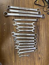 Lot Of 15 Piece Craftsman USA Combination Wrench, Box & Open End SAE picture