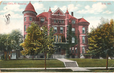 Hospital-Toledo, Ohio OH-1908 posted German postcard picture
