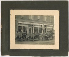 S15, 528-12, 1910s, Cabinet Card, 3 Ford Model T's w/Passengers in N. Battleford picture
