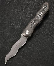CMB Made Knives 7.09'' Kawanonagare Titanium Handle S35VN Folding Knife CMB-13GS picture