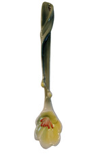 Franz Fine Porcelain Sculptured Spring Freesia Design #FZ00135 Spoon picture