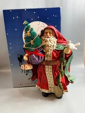 Santa Claus Crinkle Clothtique Christmas Figurine Possible Dreams Tree Planter picture