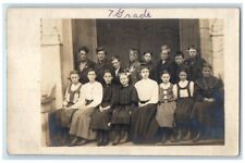 c1910's Grade School Students Teacher Fontanelle Iowa IA RPPC Photo Postcard picture