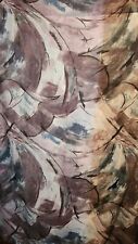 ONE Vtg 80s 90s Abstract Curtain Panel 58 L 39 W picture
