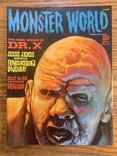 Monster World #8 May 1966 FN+ MONSTER X FRANKENSTEIN DRACULA WARREN PUBLISHING picture
