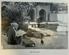 1895 Hindoo and Moslem in India Bombay Lahore Benares illustrated picture