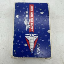 VTG NASA Ames Research Center Playing Cards Safety Complete Deck Humorous RARE picture