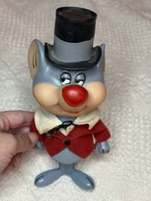 WARNER BROS figure MERLIN THE MAGIC MOUSE DAKIN 1970's Vinyl - As Is picture