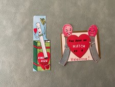 VINTAGE VALENTINES CARDS ( 2 RARE CARDS ) picture