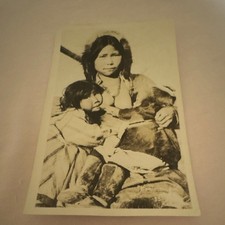 Real Photo RPPC Black & White Portrait Woman & Child, Unposted Divided Back picture