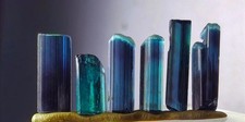 Natural Indicolite Tourmaline Crystals From Afghanistan, 6 G picture