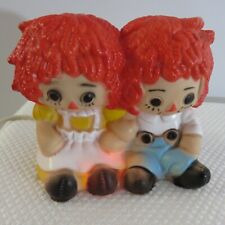 Vintage Raggedy Ann Andy Rubber Table Lamp Night Light 4.5″ picture