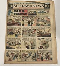 Sunday News Comic Strip Newspaper Insert Dick Tracy Terry Annie May 3 1959 picture