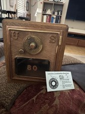 Antique USPS P O Post Office Postal Box Door Bank Circa 1903 Bevel Glass NICE picture